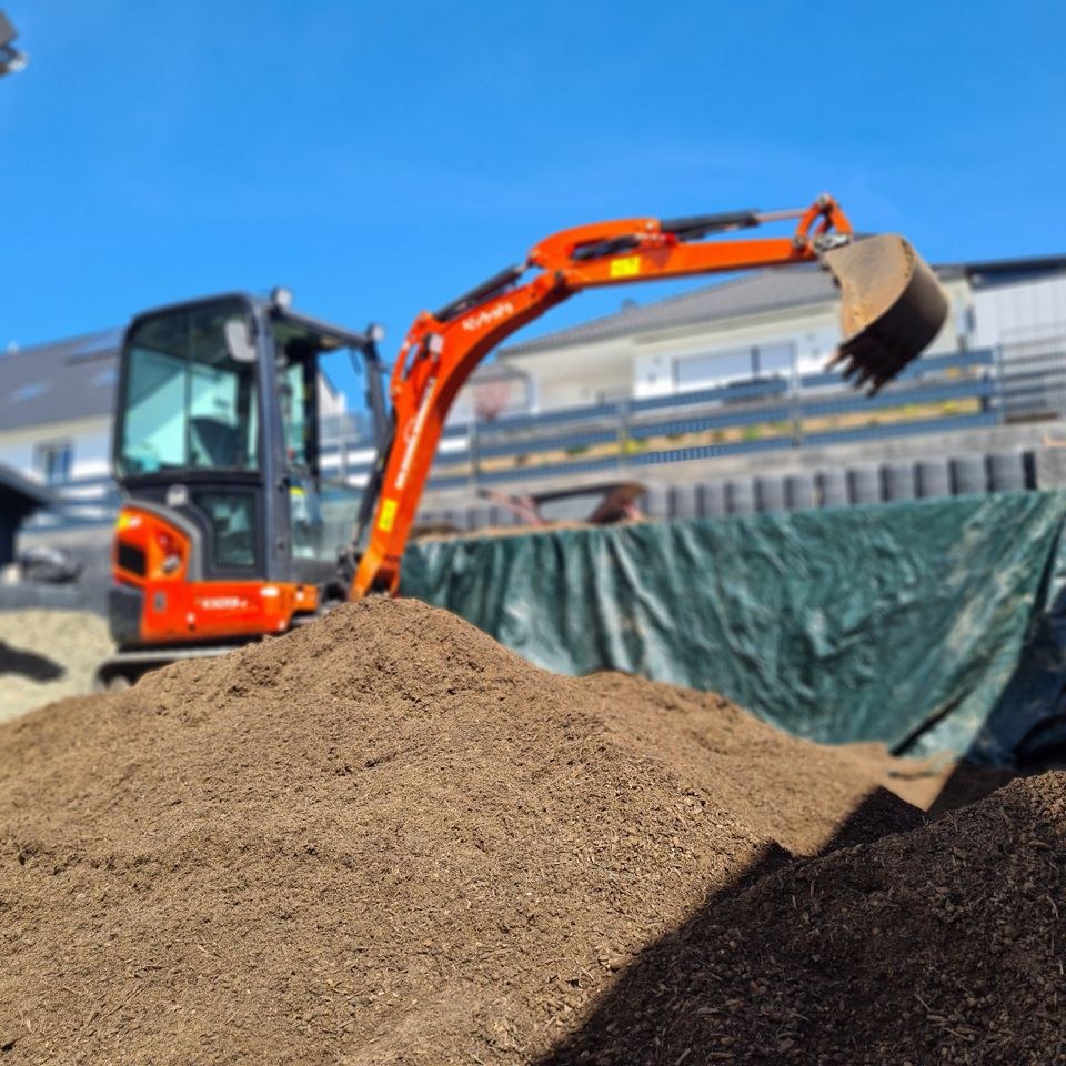 Minibagger Bagger Anlieferung mieten bei Weilburger Maschinenpark – 2
