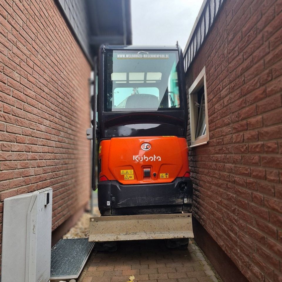 1,9 t Minibagger Bagger 99 cm breit Anlieferung mieten in Weilmünster – 4