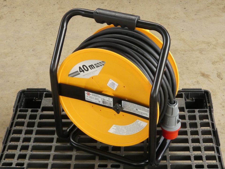 Kabeltrommel Brennenstuhl 40m CEE 230V 400V mieten in Weilmünster – 4
