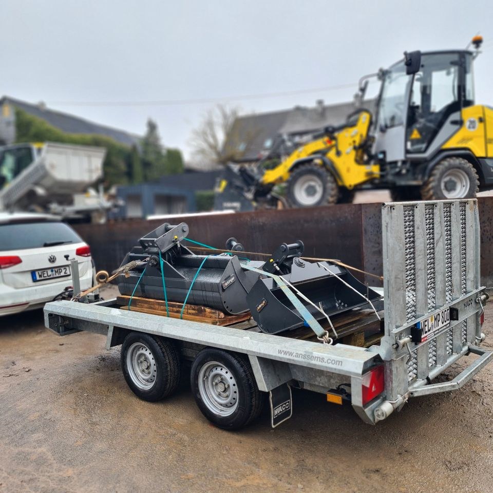 Baumaschinenanhänger Minibagger Anhänger 1 Monat mieten in Weilmünster – 2