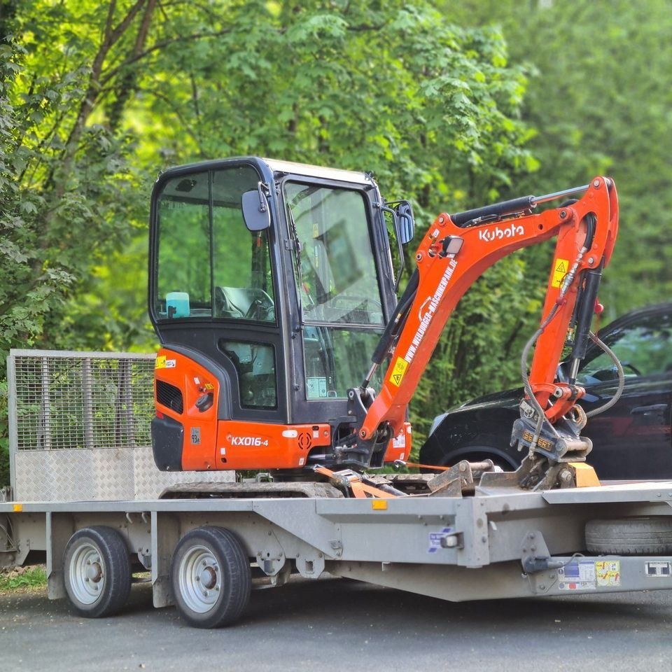 Minibagger Anlieferung Butzbach Usingen mieten in Weilmünster – 3