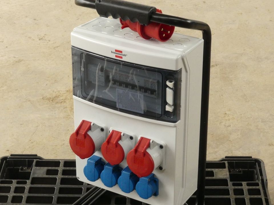 Baustromverteiler Brennenstuhl 3x CEE 16A 32A mieten in Weilmünster – 2