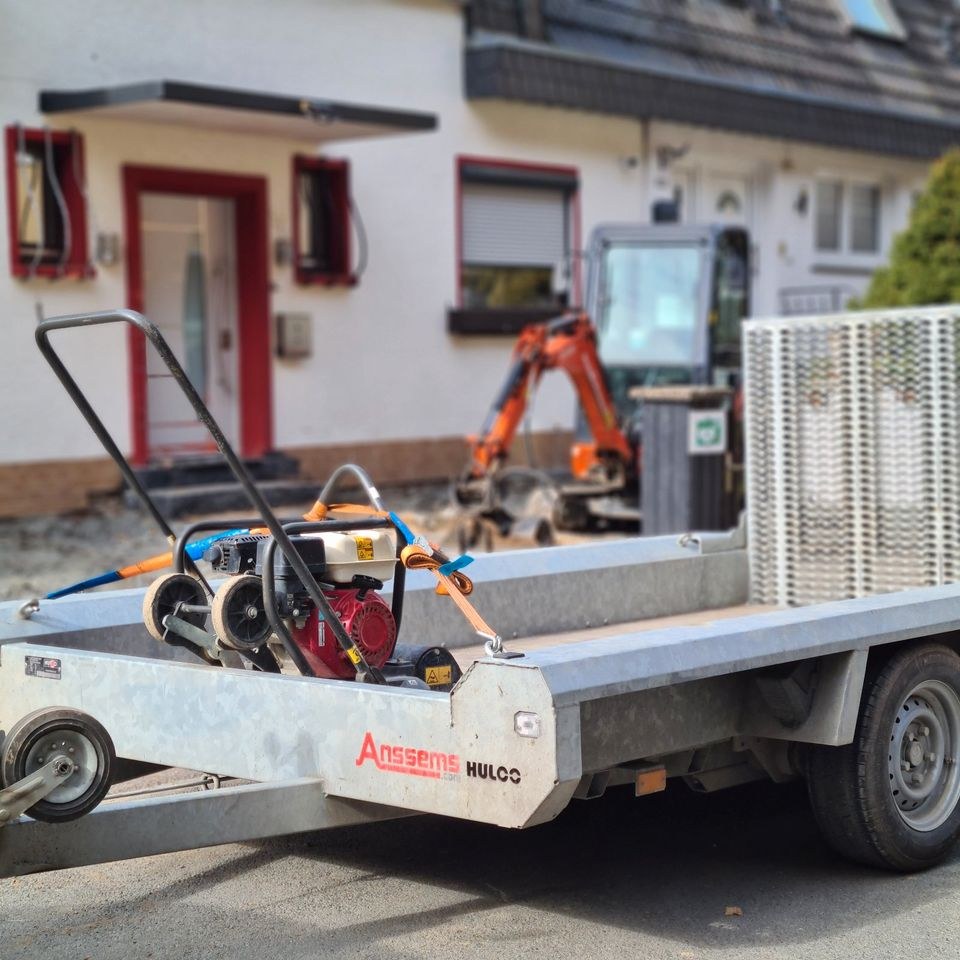 Baumaschinenanhänger Minibagger Anhänger 1 Monat mieten in Weilmünster – 3