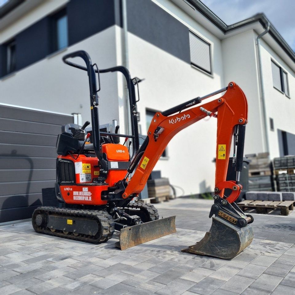 1,1 t Minibagger Bagger 75 cm breit Anlieferung mieten in Weilmünster – 3