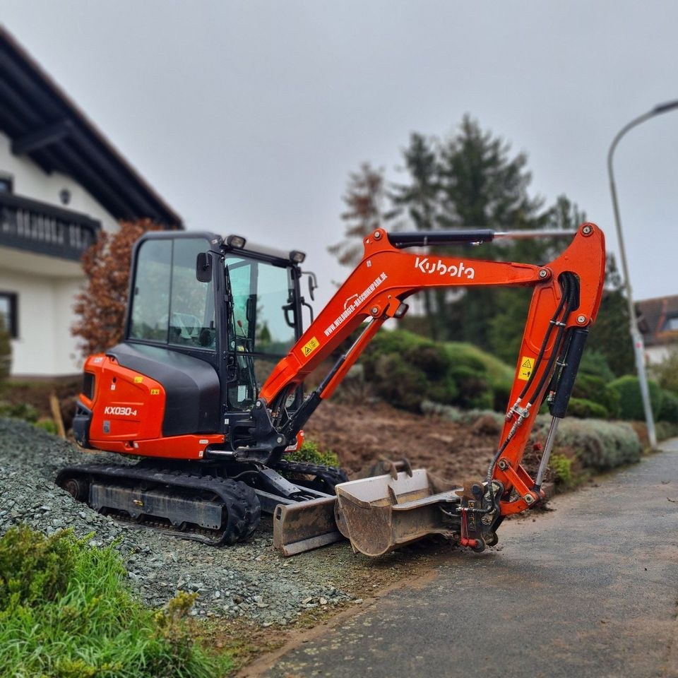 2,8 t Minibagger Bagger 2,85m Grabtiefe mieten in Weilmünster – 3