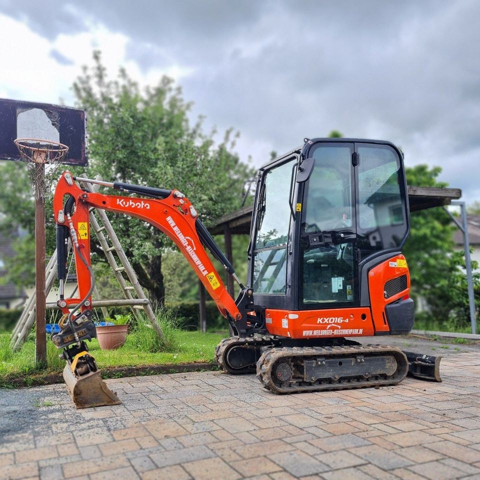 1,6 t Minibagger Bagger 99 cm breit Anlieferung mieten in Weilmünster – 2