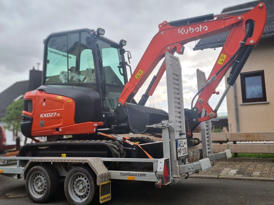 2,6 t Minibagger Bagger 2,7 m Grabtiefe mieten in Weilmünster – 3