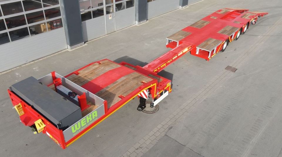 Tieflader Auflieger teleskopierbar mieten bei Weka Rental – 4