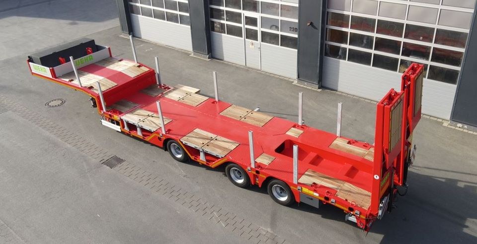 Tieflader Auflieger teleskopierbar mieten bei Weka Rental – 2