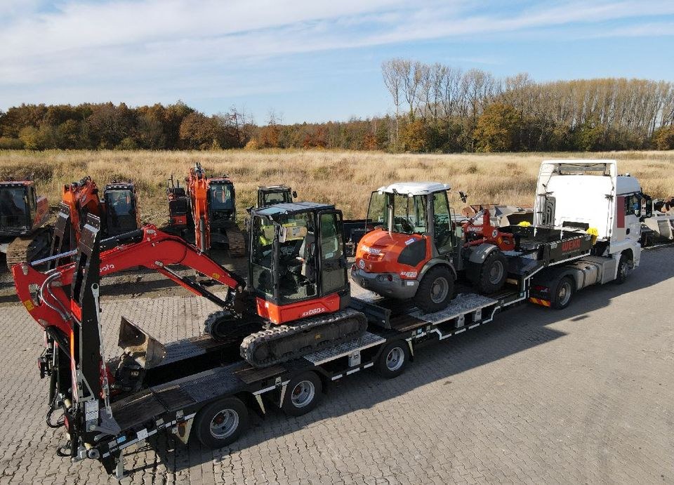 Tieflader mieten bei Weka Rental – für Schüttgut & Paletten – 4