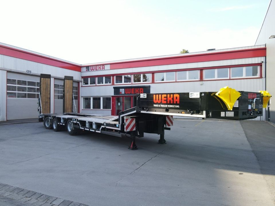 Tieflader mieten bei Weka Rental – für Schüttgut & Paletten