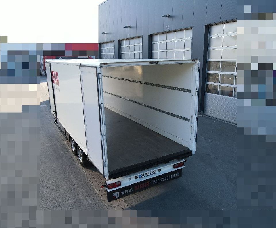Tandem Anhänger Durchlader Koffer mieten bei Weka Rental – 4