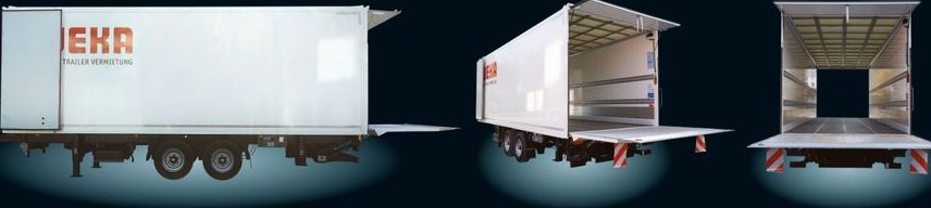 Tandemanhänger Ladebordwand Durchlader mieten bei Weka Rental – 4