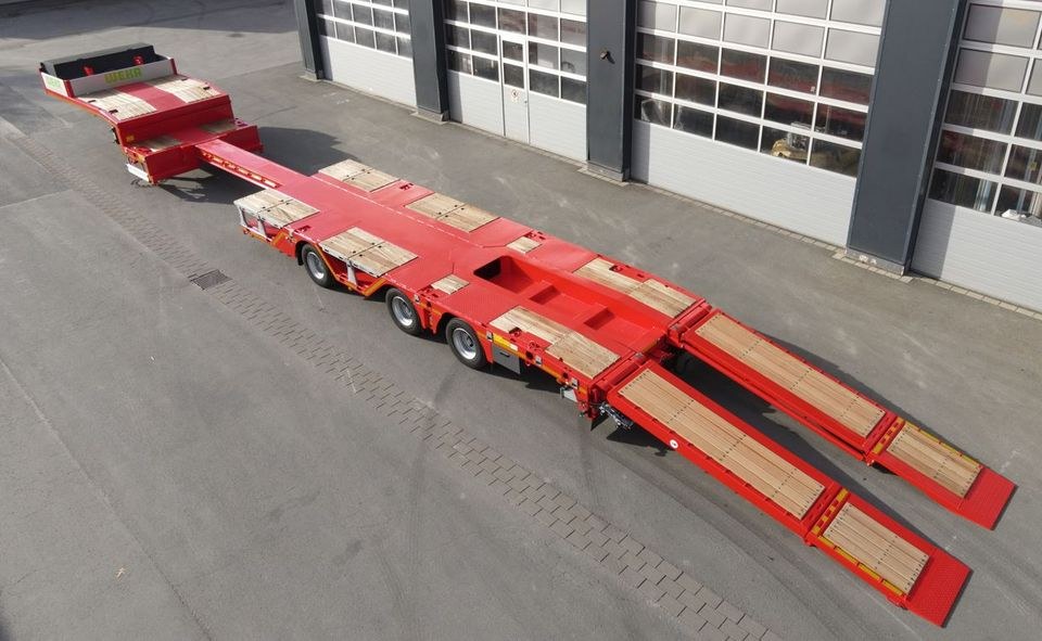 Tieflader Auflieger teleskopierbar mieten bei Weka Rental – 3