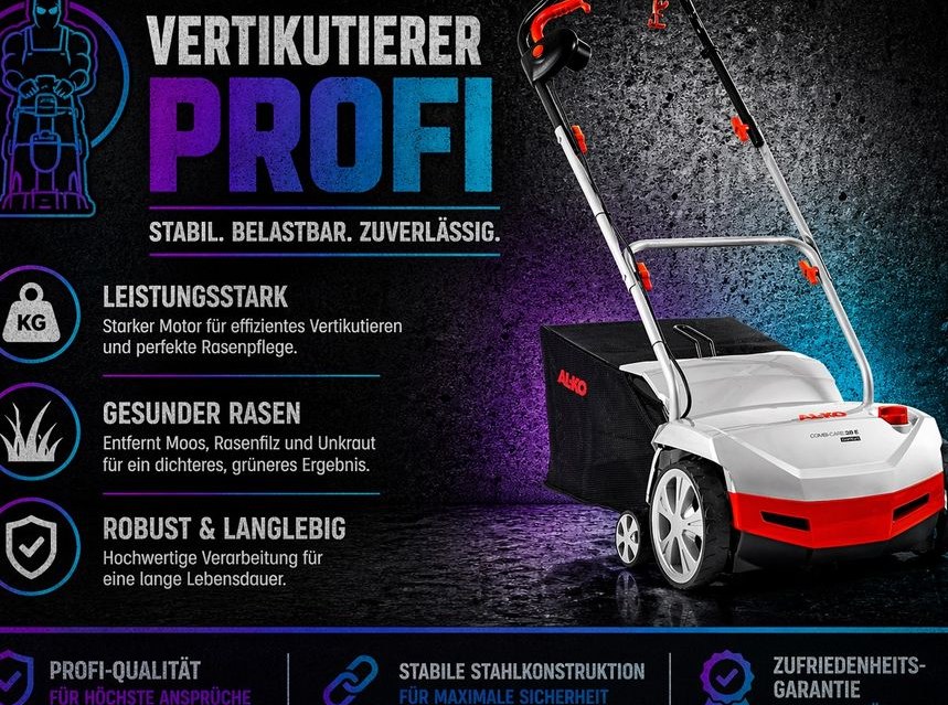 Elektro Vertikutierer Rasen Lüften mieten in Moosburg a.d. Isar