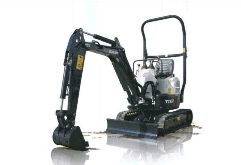 Minibagger Yanmar Atlas Schaeff Baumaschine Bau mieten in Stavenhagen – 4