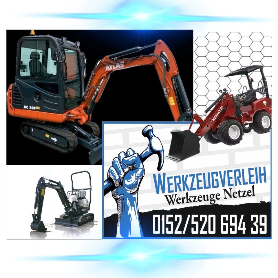 Baumaschinen Bagger Radlader mieten in Stavenhagen