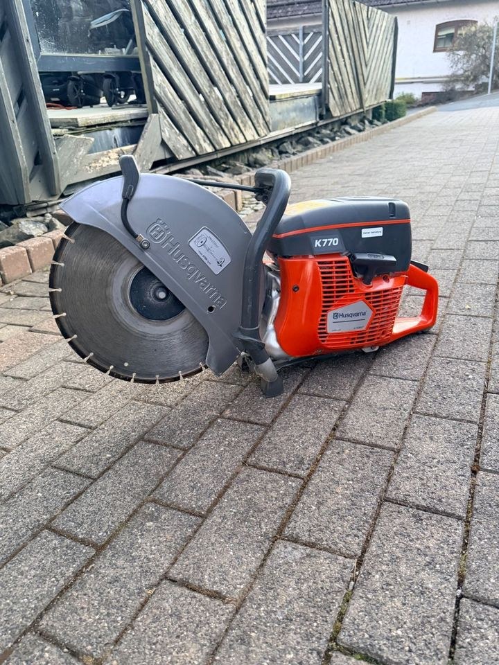Motorflex Trennschleifer Husqvarna K 770 mieten in Steffenberg