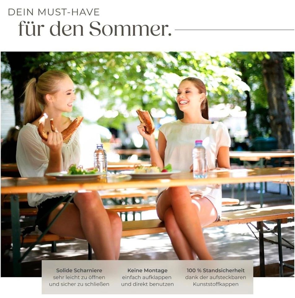 Bierzeltgarnitur Klassiker jedes Fest mieten in Steffenberg – 4