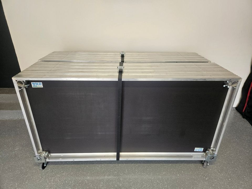 Bühnenpodeste 2x1 1x0,5m Bühnenteil Drumriser N mieten – 3