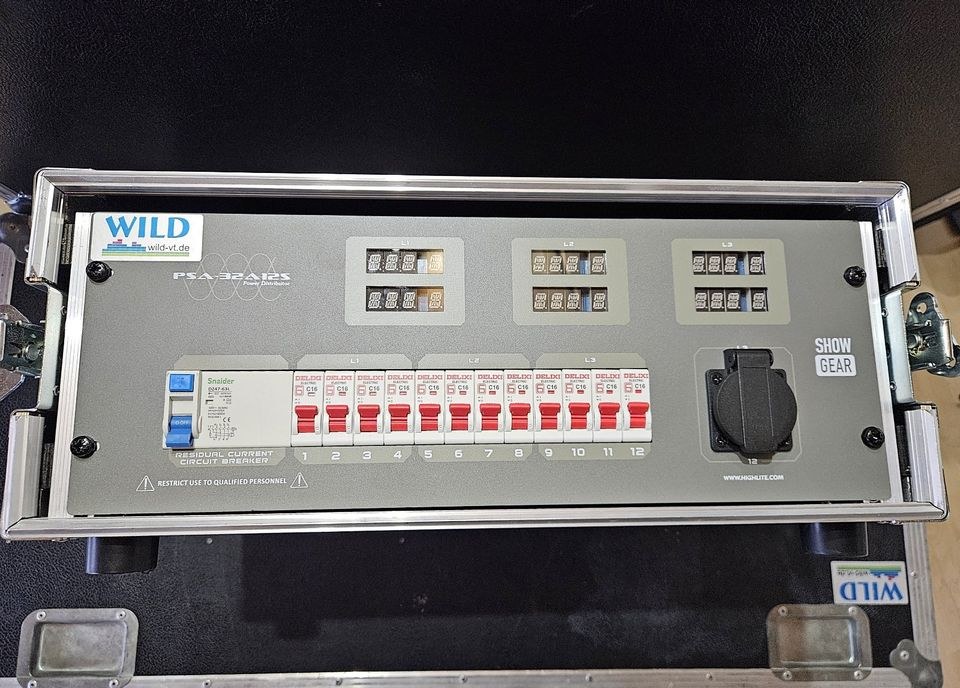 Stromverteiler 32A CEE 12x Schuko N mieten in Brunn Kreis Regensburg