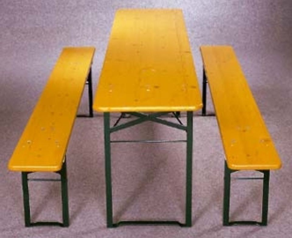 Bierzeltgarnitur Standard Rückenlehne N mieten – 2