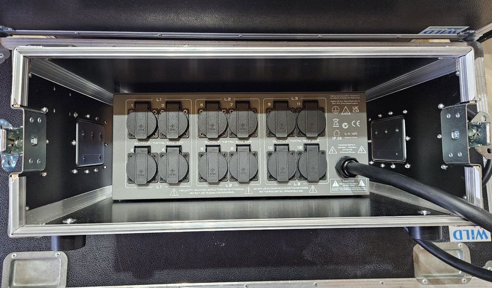 Stromverteiler 32A CEE 12x Schuko N mieten in Brunn Kreis Regensburg – 2