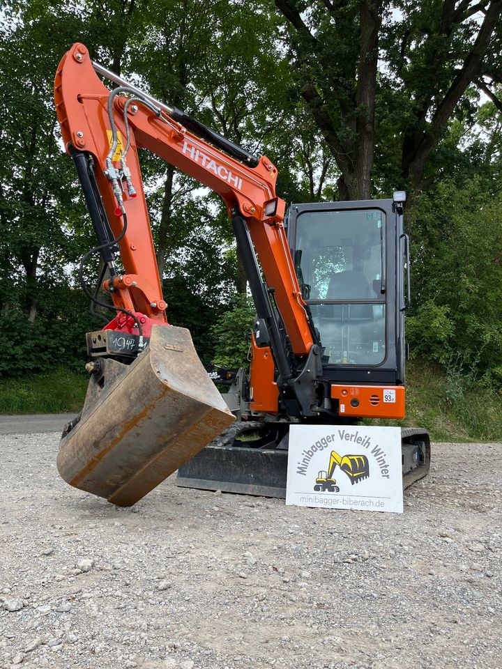 Minibagger Hitachi 2,7 to Baumaschinen mieten bei Winter Baumaschinen – 3