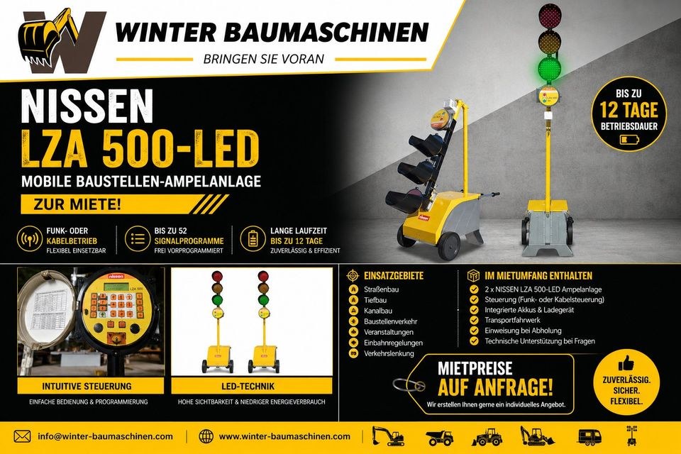 Ampel Ampelanlage Bautellenampel mieten bei Winter Baumaschinen – 4