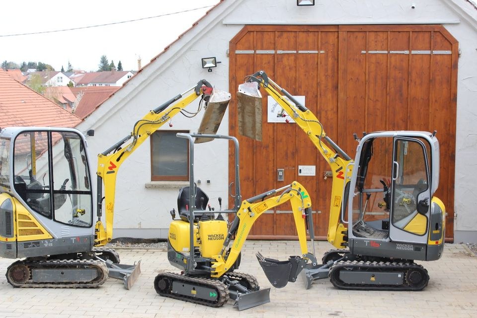 Minibagger mieten in Mittelbiberach – für Garten, Einfahrt & Fundament