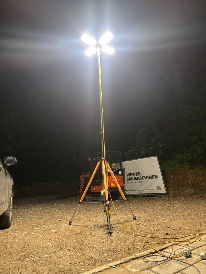Lichtmast Flutlichtanlage Baustellenbeleuchtung mieten – 2