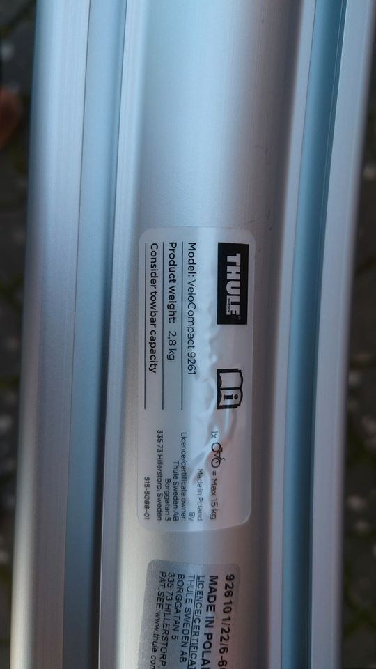 Fahrradträger 4 Fahrräder Thule VeloCompact 926 mieten in Langwedel – 4