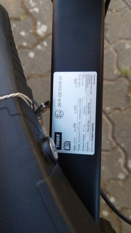 Fahrradträger 2 Fahrräder Thule VeloSpace XT2 mieten in Langwedel – 4