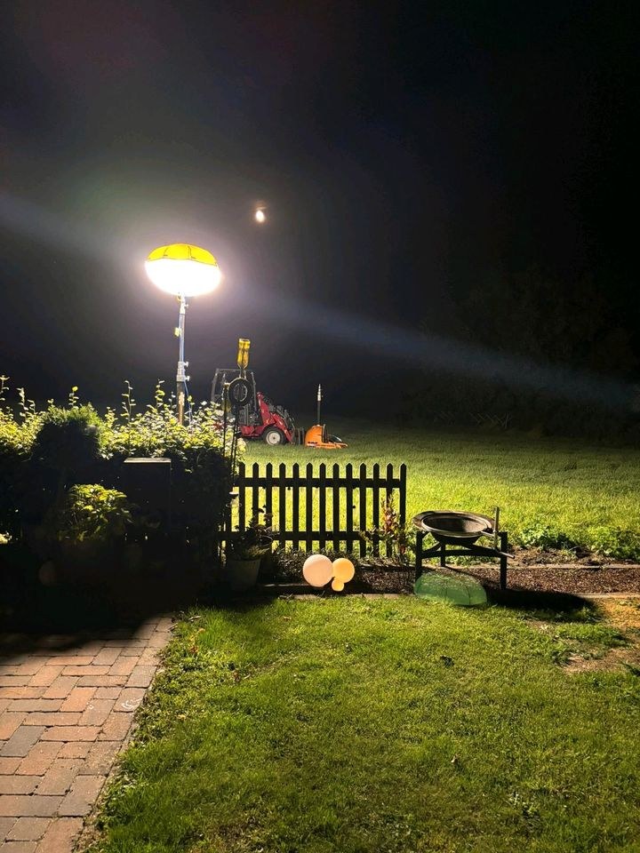 Lichttechnik Lichtmast Beleuchtung Strahler mieten in Meppen – 3