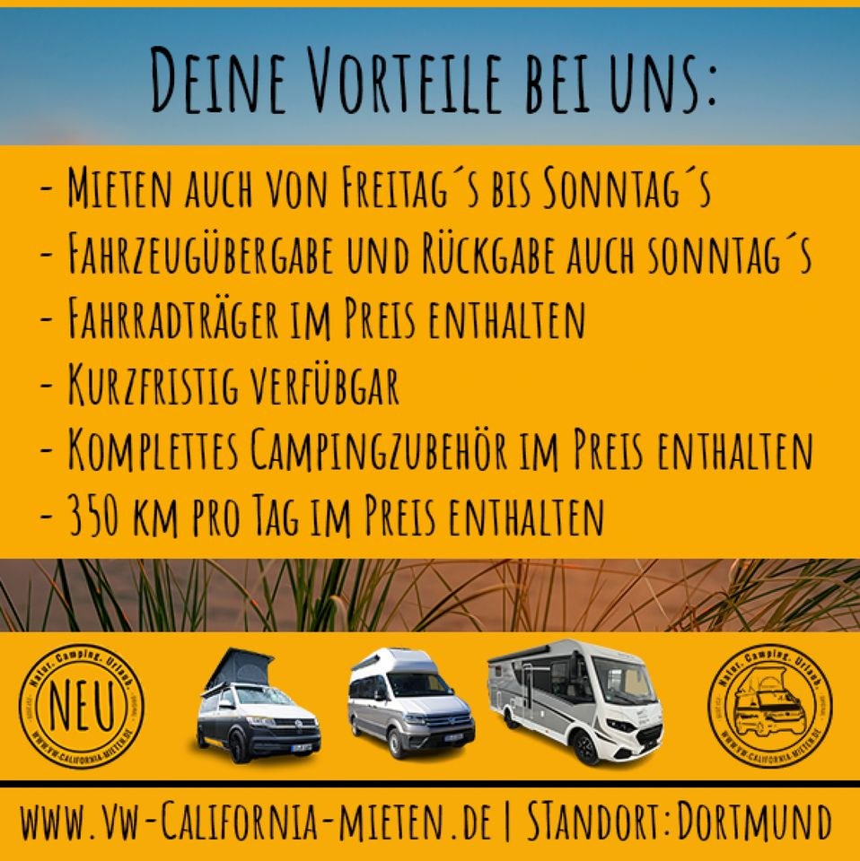 Neuer VW Grand Califorina Neue Fahrzeuge mieten in Mengede – 4