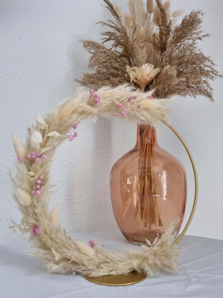 14 Ringe Trockenblumen Tischdeko mieten bei WOW-Event-de Klemm Silvio – 2