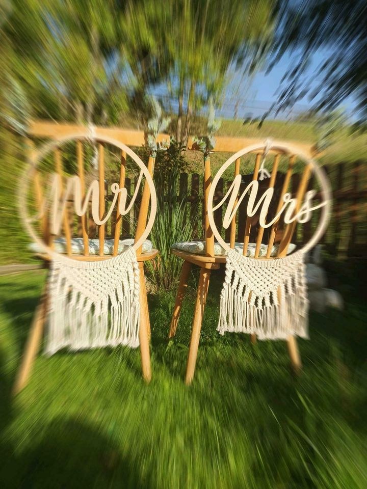 Stuhlbehang Mr Mrs mieten in Lechbruck – Sitzplätze für alle – 2
