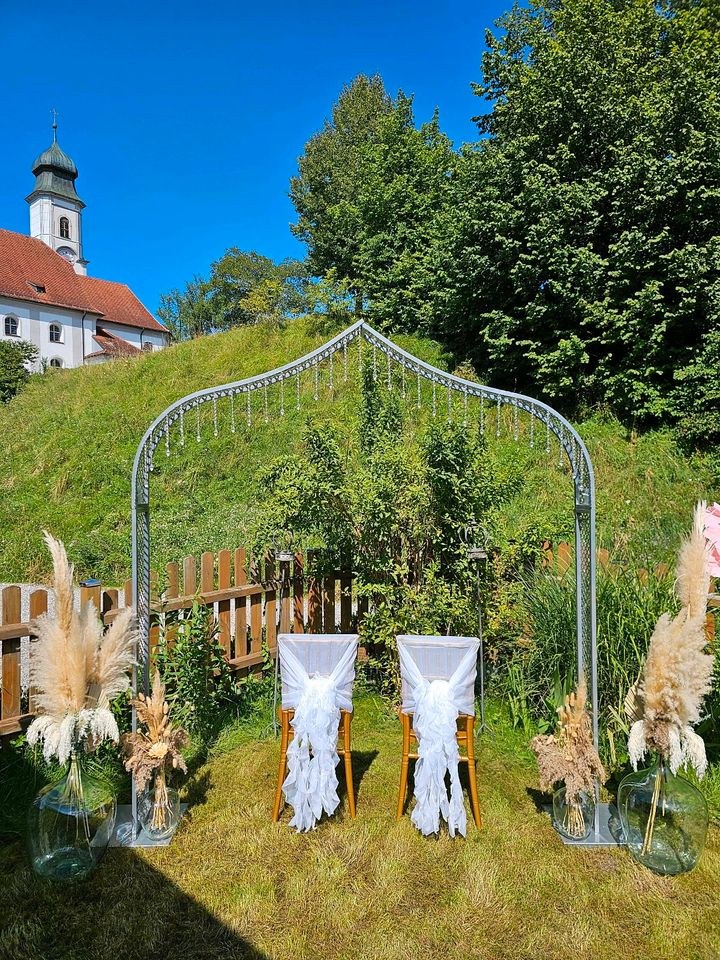 N* Traubogen silber mieten in Lechbruck – für die Hochzeit – 4