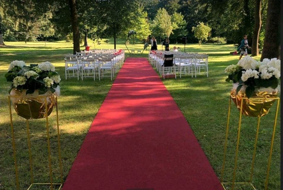 XL Teppich rot VIP 20x1.6mtr mieten in Lechbruck – für die Hochzeit – 3