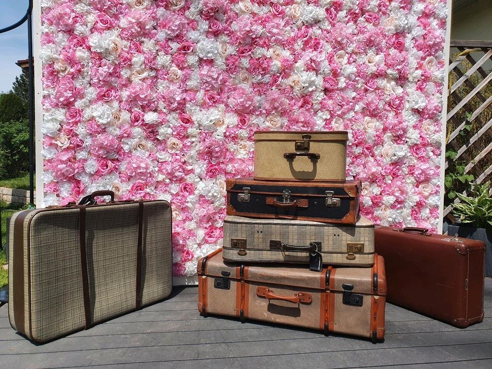 N* alte Koffer vintage boho mieten in Lechbruck – das Besondere