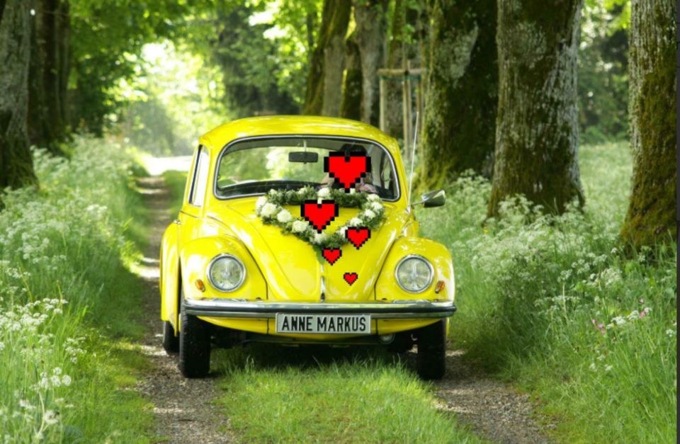 N VW Käfer Oldtimer mieten in Lechbruck – für Hochzeit & Ausfahrt