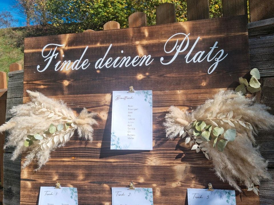 N* Sitzplanhalter boho mieten in Lechbruck – für die Hochzeit – 4
