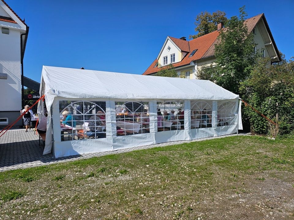 N Zelt Partyzelt 9x4mtr mieten in Lechbruck – für jedes Wetter – 2