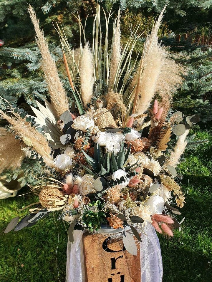 Trockenblumengestecke mieten in Lechbruck – für die Hochzeit – 3
