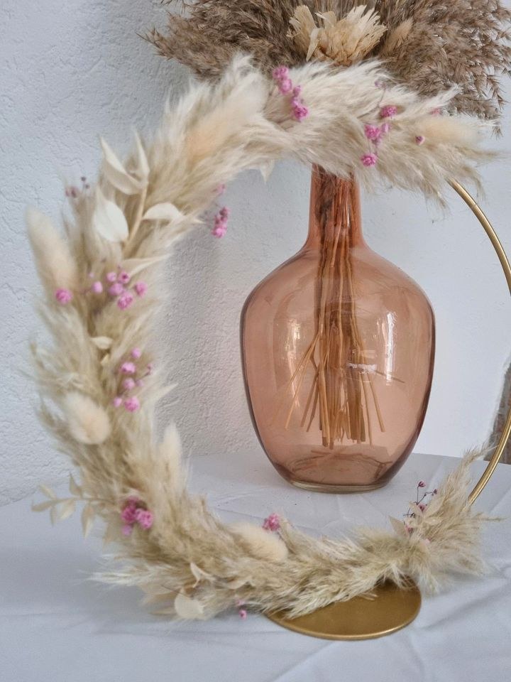 14 Ringe Trockenblumen Tischdeko mieten bei WOW-Event-de Klemm Silvio – 3