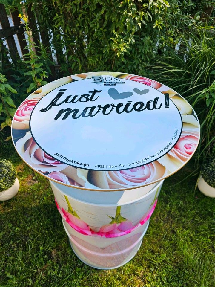 Stehtisch Just married Sektempfang mieten in Lechbruck – 2