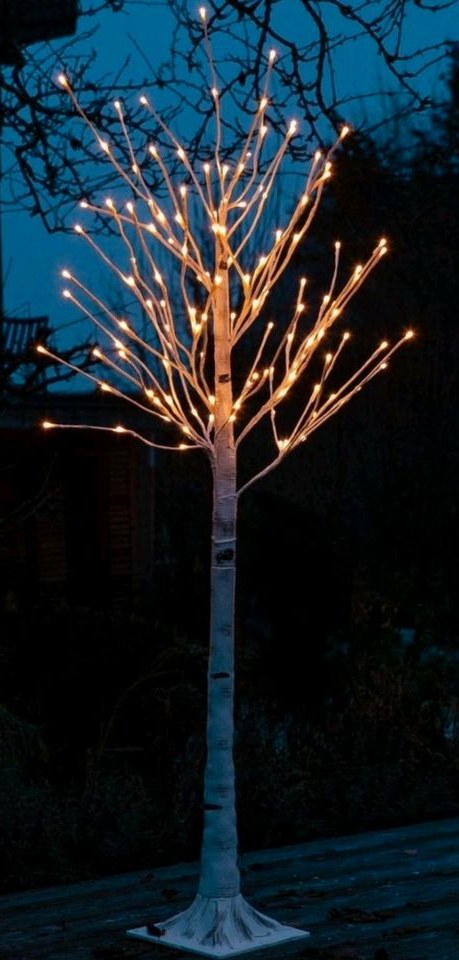 LED Birke Baum mieten in Lechbruck – Licht für Party & Event
