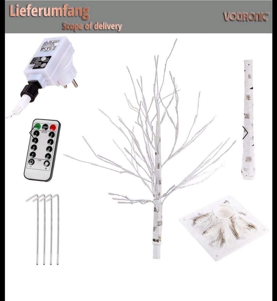 LED Birke Baum mieten in Lechbruck – Licht für Party & Event – 2