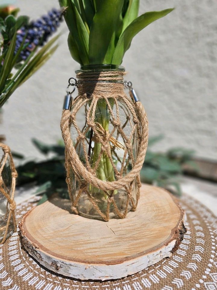 Vasen 2er Set boho Tischdeko mieten in Lechbruck – für die Hochzeit