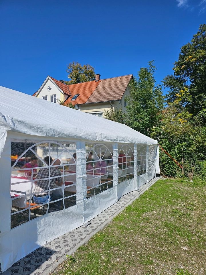 N Zelt Partyzelt 9x4mtr mieten in Lechbruck – für jedes Wetter – 3